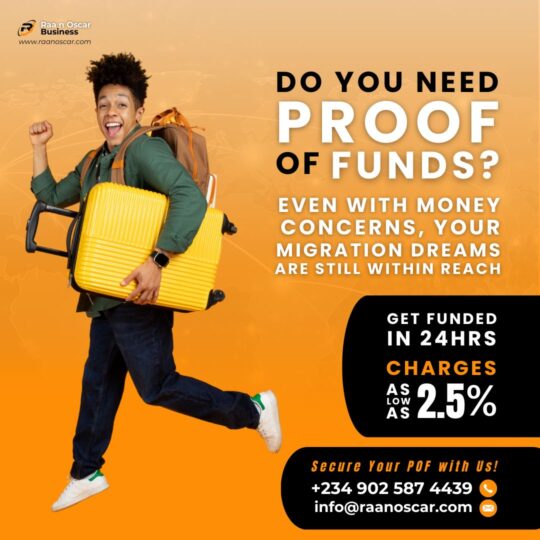 PROOF OF FUNDS